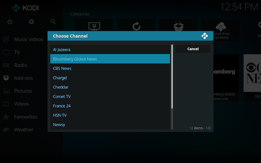 Screen Shot 2018 03 06 at 12.54.27 PM - Free Live TV for Kodi: Live TV Channels Directly from Verified Sources