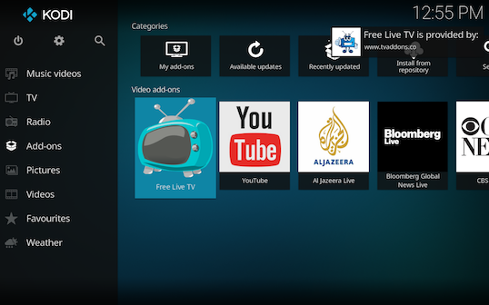 Screen Shot 2018 03 06 at 12.55.00 PM - Free Live TV for Kodi: Live TV Channels Directly from Verified Sources
