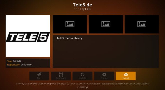 Tele5.de Addon Guide