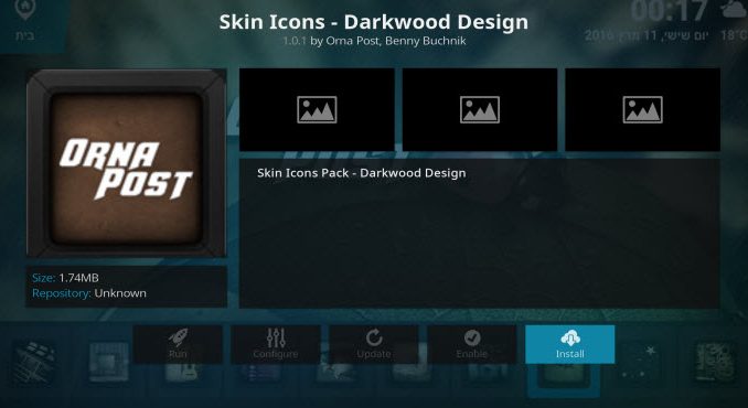 Skin Icons - Darkwood Design Addon Guide