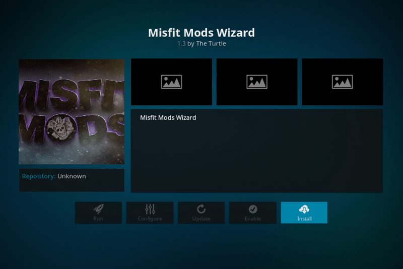 install misfit mods wizard