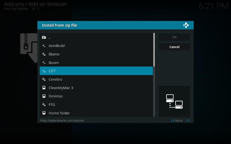 cellardoor tv kodi build repo