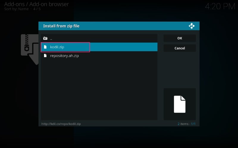 install kodi repository on kodi