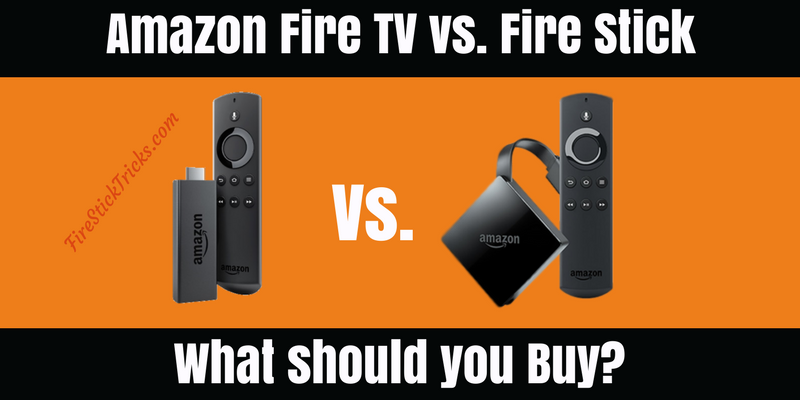 fire tv vs fire stick