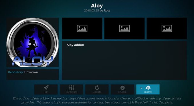 Aloy Addon Guide - Kodi Reviews