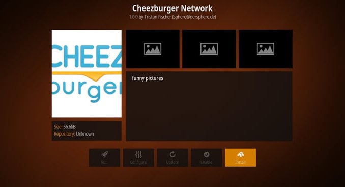 Cheezeburger Network Addon Guide - Kodi Reviews