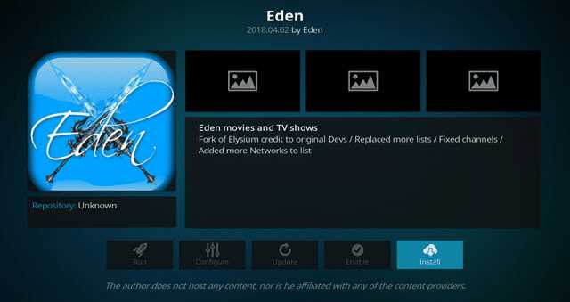 Eden Addon Guide - Kodi Reviews