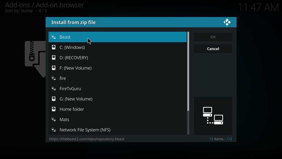 the beast kodi build