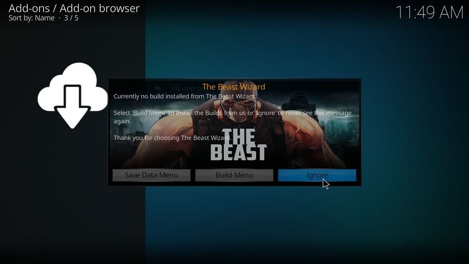 how to install the beast kodi build