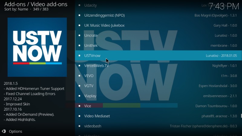 ustvnow on kodi