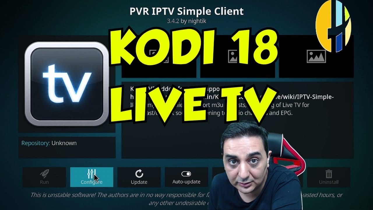 Pvr iptv simple client. Kodi IPTV.