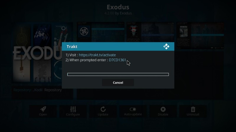 trakt on kodi