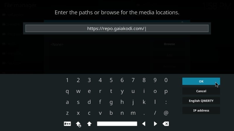 Gaia kodi addon installation guide