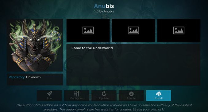 Anubis Addon Guide - Kodi Reviews