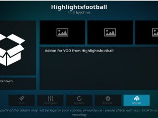 HighlightsFootball Addon Guide - Kodi Reviews