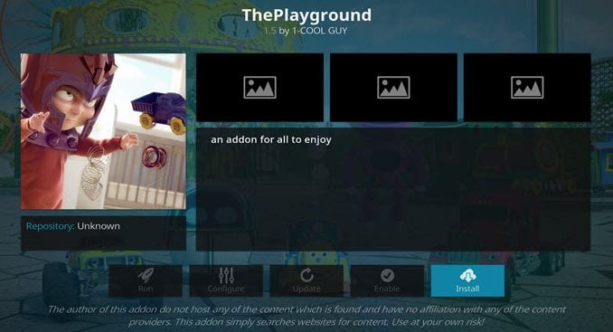 Playground Addon Guide - Kodi Reviews