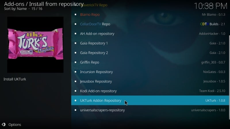 how to install uk turks on kodi