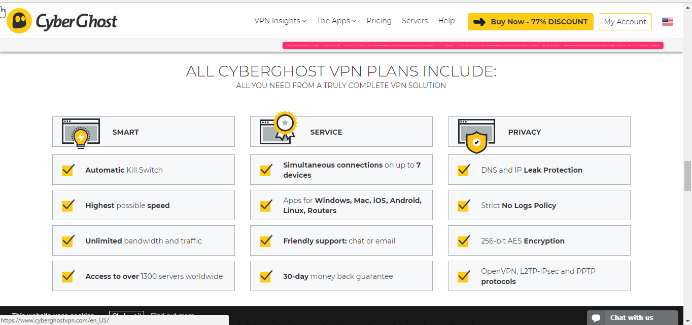 CyberGhost VPN Features