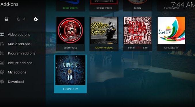 Crypto TV Addon Guide - Kodi Reviews