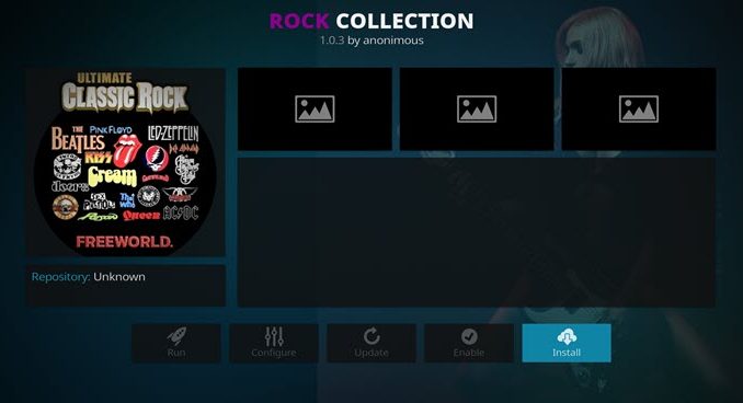 Rock Collection Addon Guide - Kodi Reviews