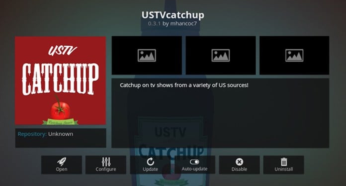 USTVCatchup Kodi Addon