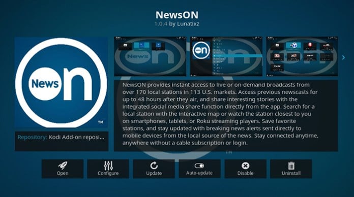 NewsON Kodi Addon