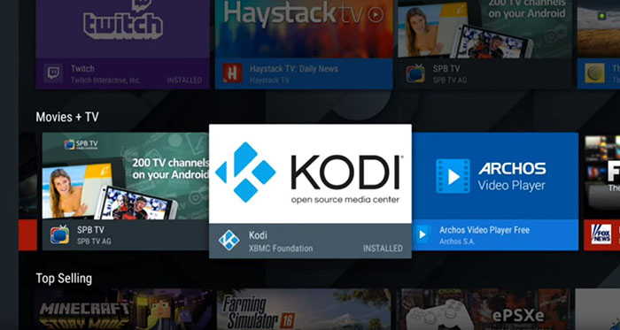 Install Kodi on Android - TV 4