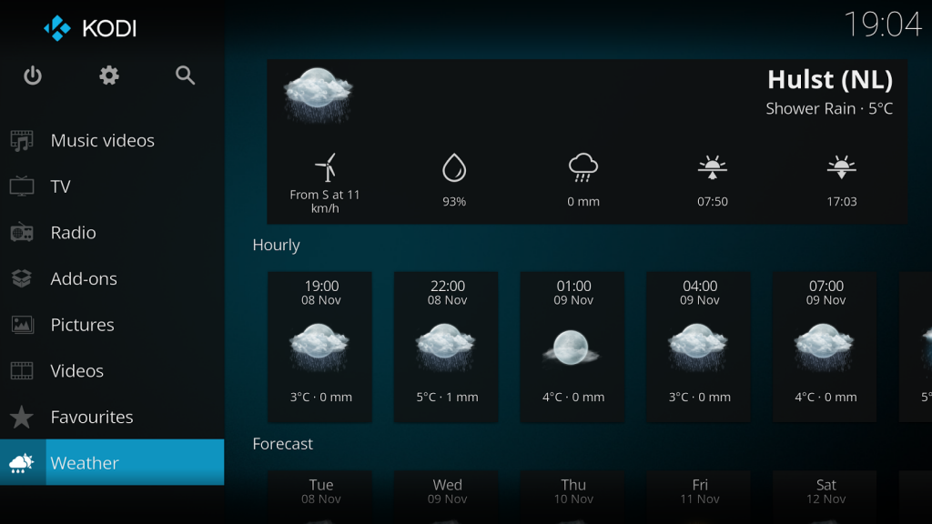 Kodi Weather