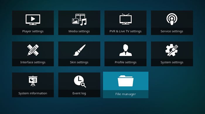 Kodi File Manager