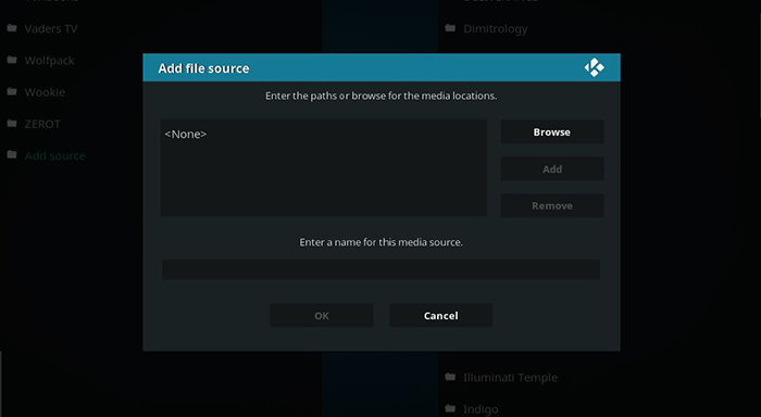 Kodi Add Source