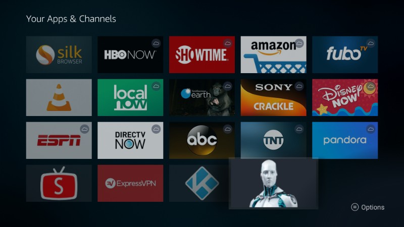 open second kodi app on firestick