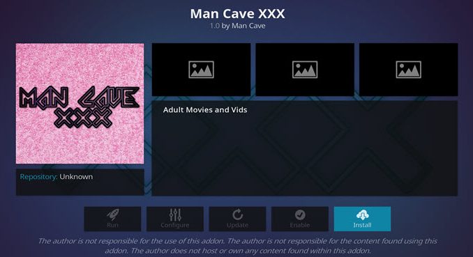 Man Cave XXX Addon Guide