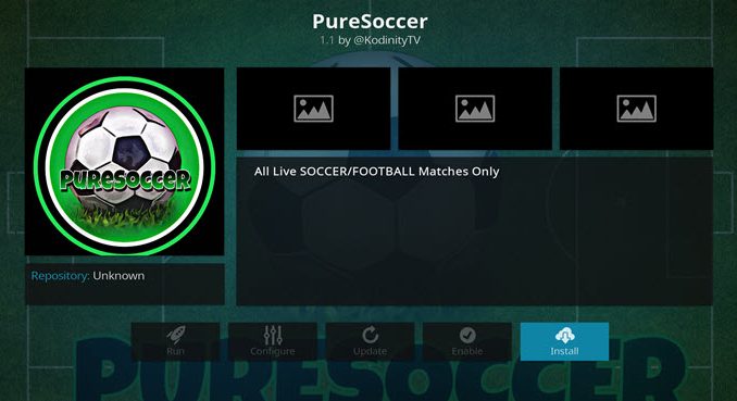 PureSoccer Addon Guide - Kodi Reviews