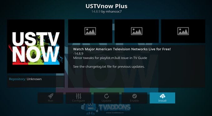 USTV Now Plus Addon Guide