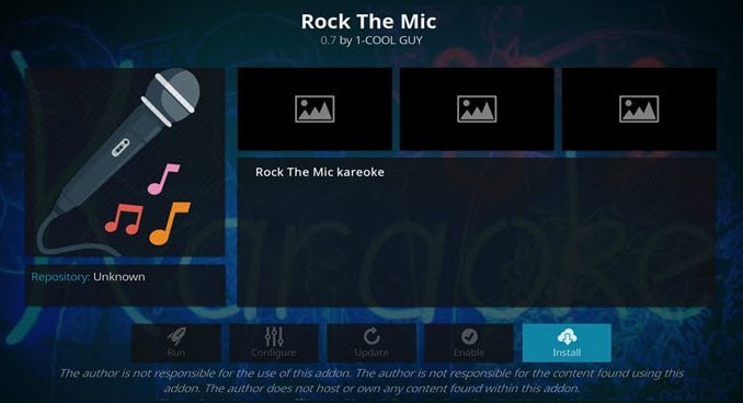 Rock the Mic Addon Guide