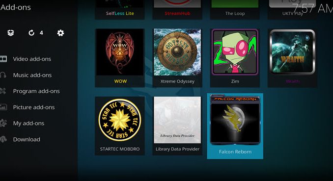 Falcon Reborn Addon Guide - Kodi Reviews