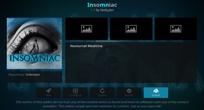 Insomniac Addon Guide - Kodi Reviews