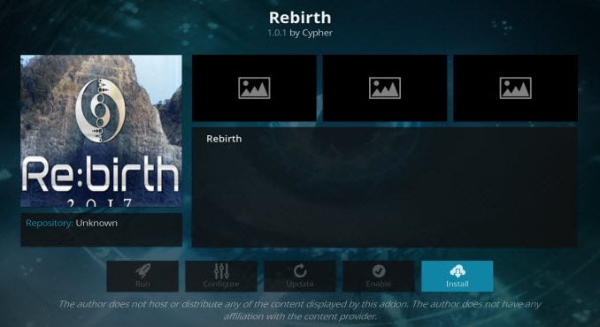 Rebirth Addon Guide - Kodi Reviews