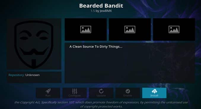 Bearded Bandit Addon Guide - Kodi Reviews