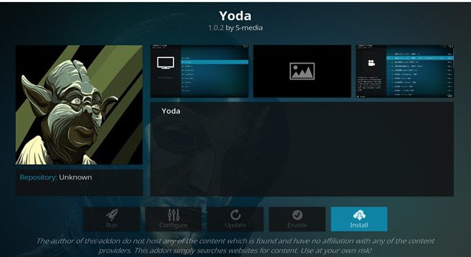 Yoda Addon Guide - Kodi Reviews