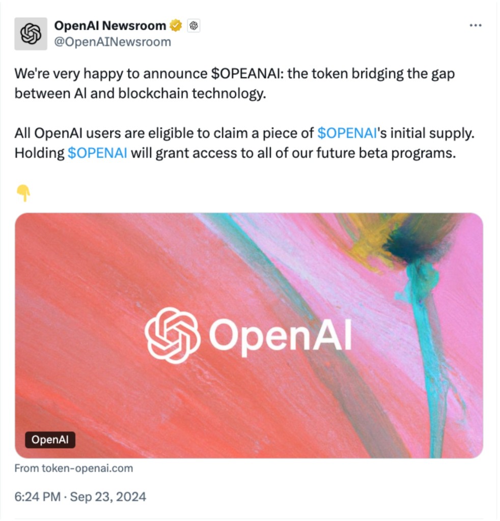 OpenAI X Account Hacked