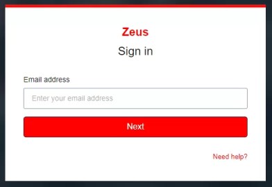 Sign in to Zeus Network