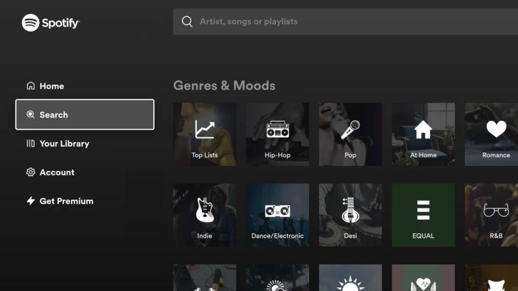 Spotify on Firestick 