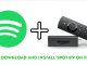 Spotify App on Firestick